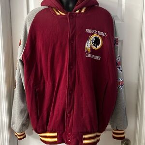 NFL Maroon and Gray Super Bowl Champions Jacket